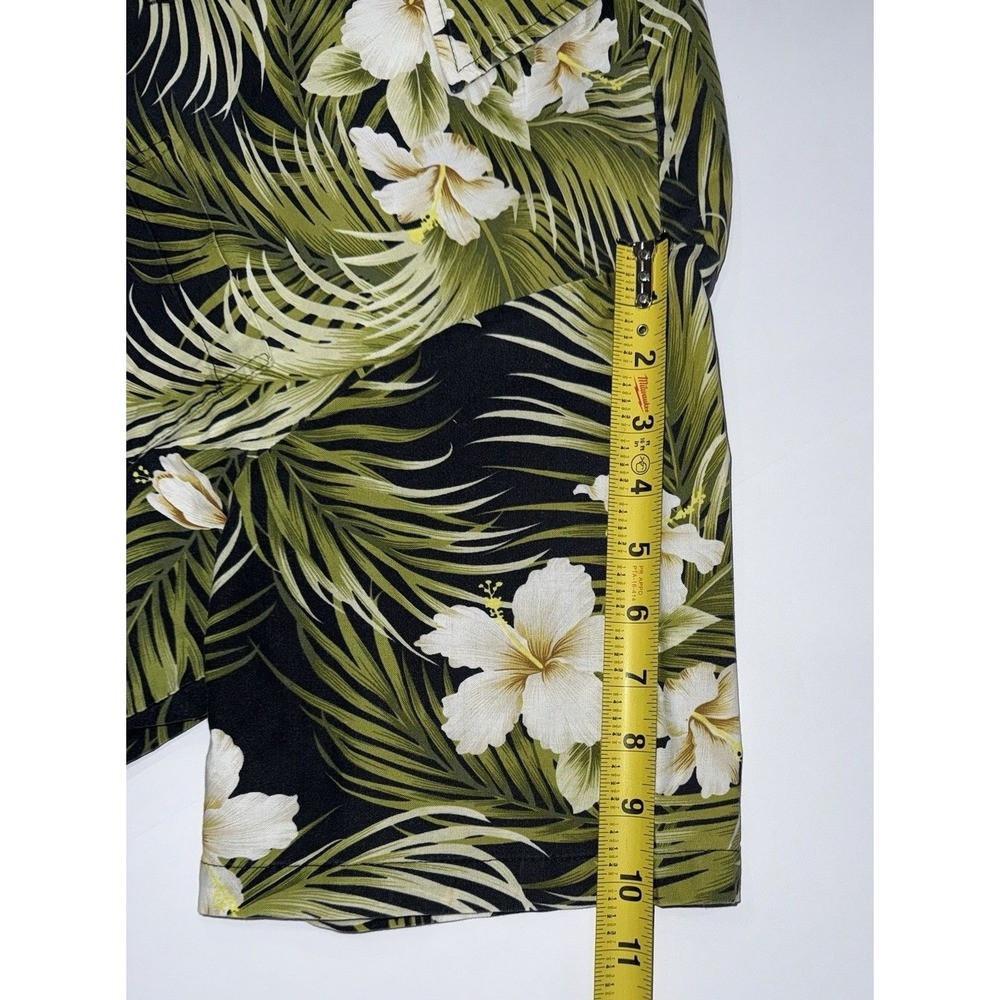 VTG Styled By RJC Button Up Shirt Men's XL Hibiscus Palms Hawaiian‎ USA Made - Picture 3 of 5